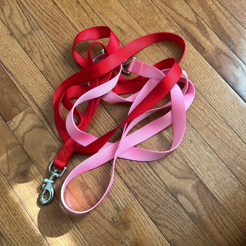 Retriever 6Ft Double Handle Leash Red Never Used NWOT 2 for 1 🐶 🐱
